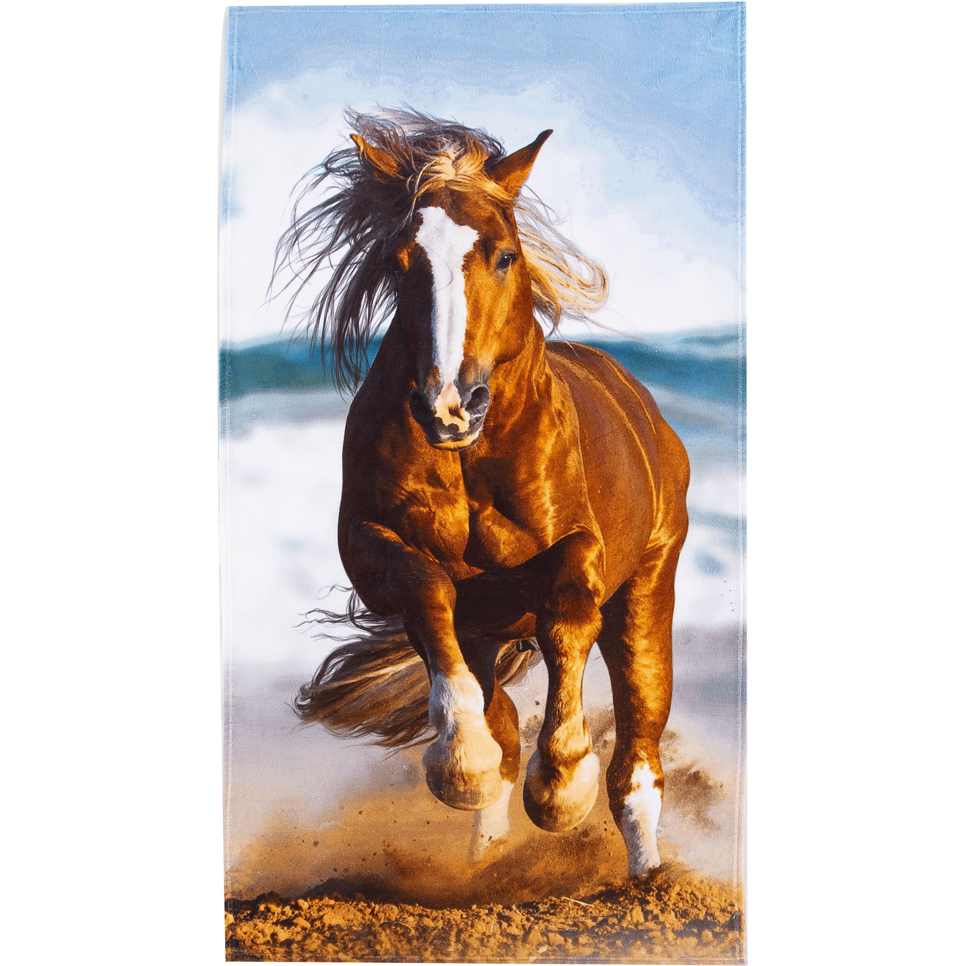 Running Horse Beach Towel 30 x 60(D0102H94c07)