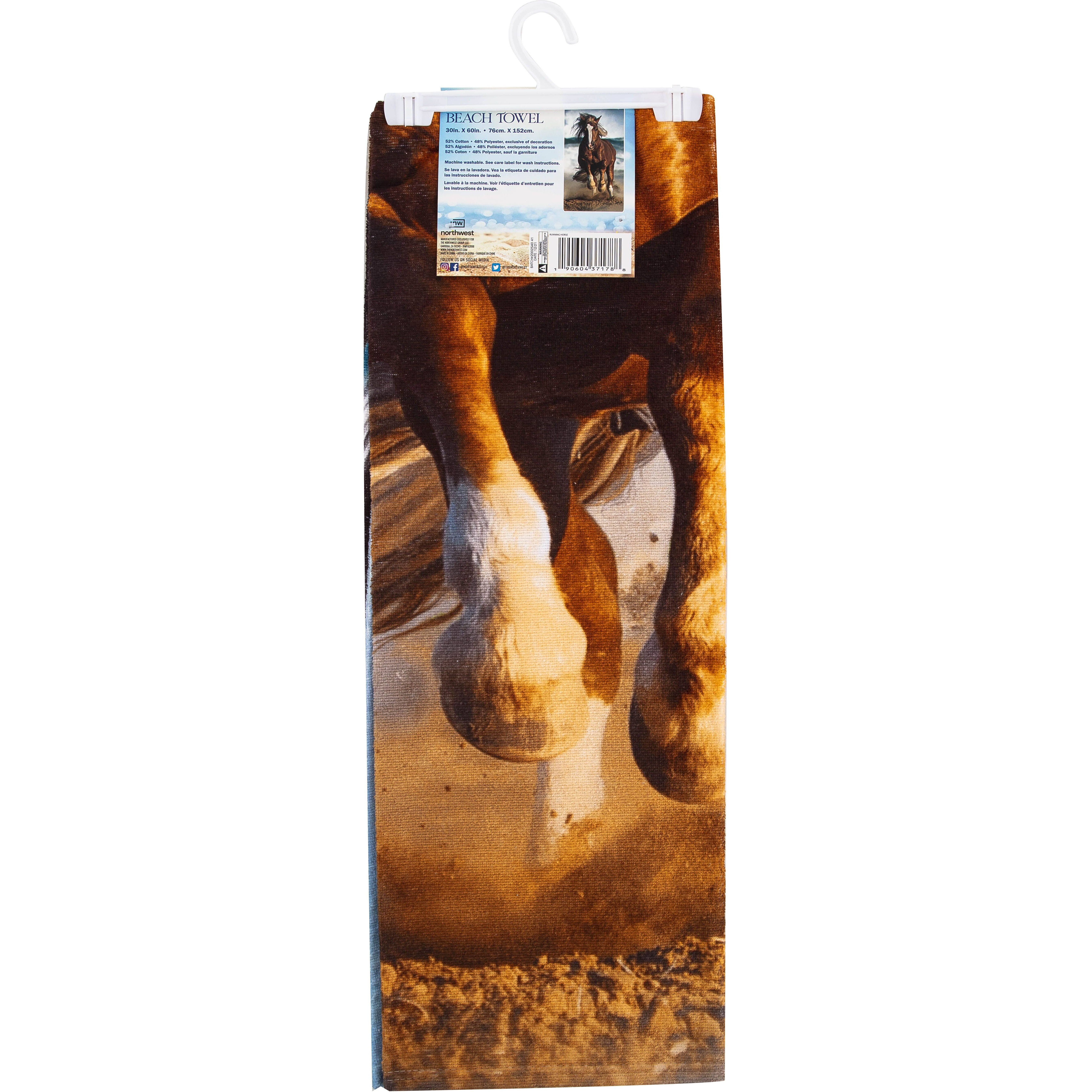Running Horse Beach Towel 30 x 60(D0102H94c07)