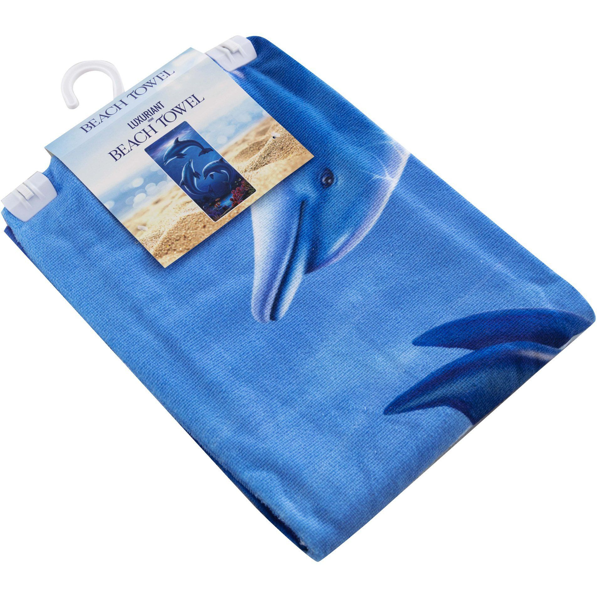 Dolphin Play Beach Towel  30" x 60"(D0102H94C8W.)