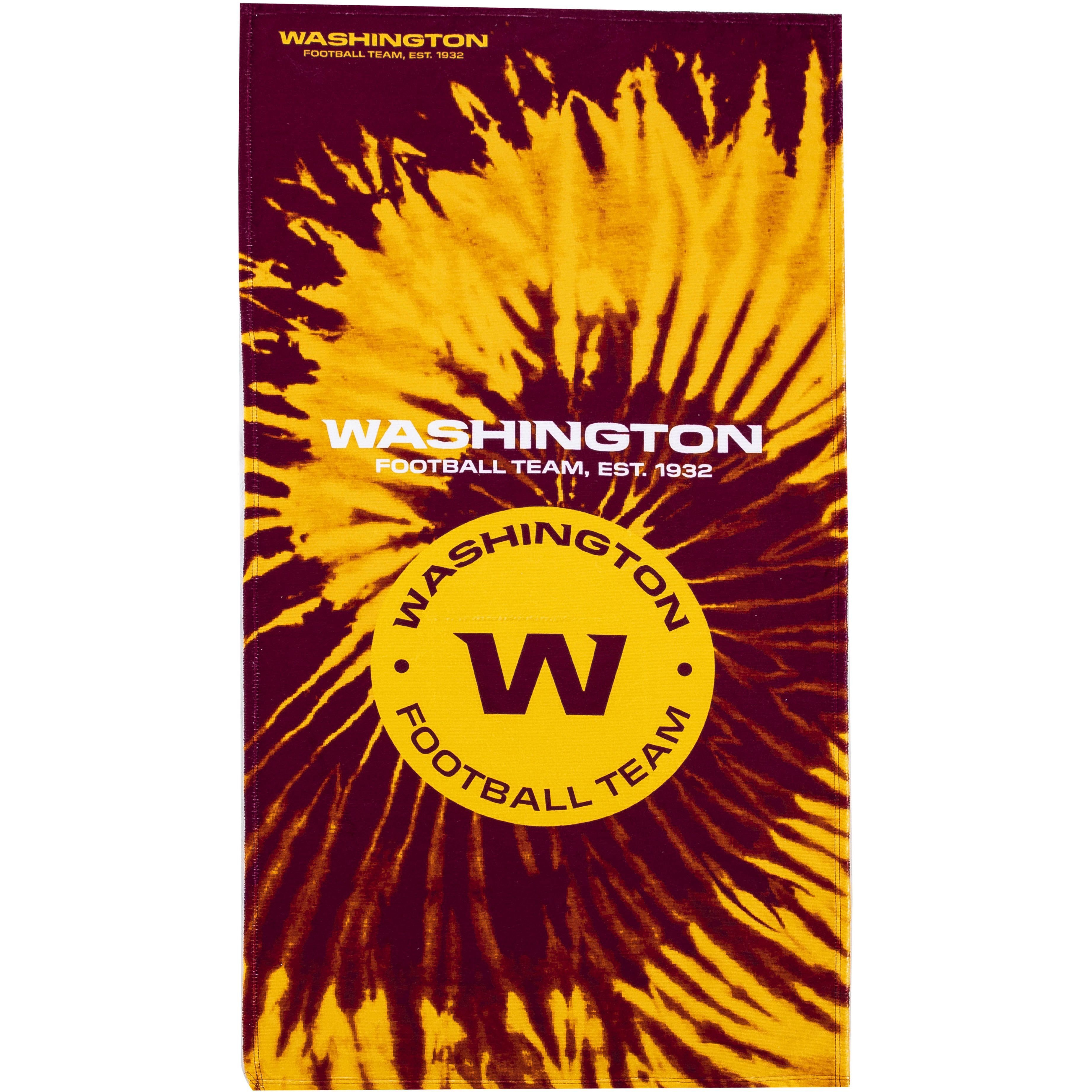 Washington commanders OFFIcIAL NFL Psychedelic Beach Towel 30 x 60(D0102H94NKU)