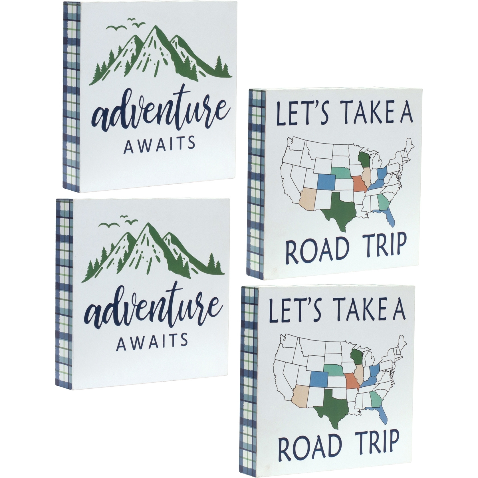 Adventure Sign (Set of 4)