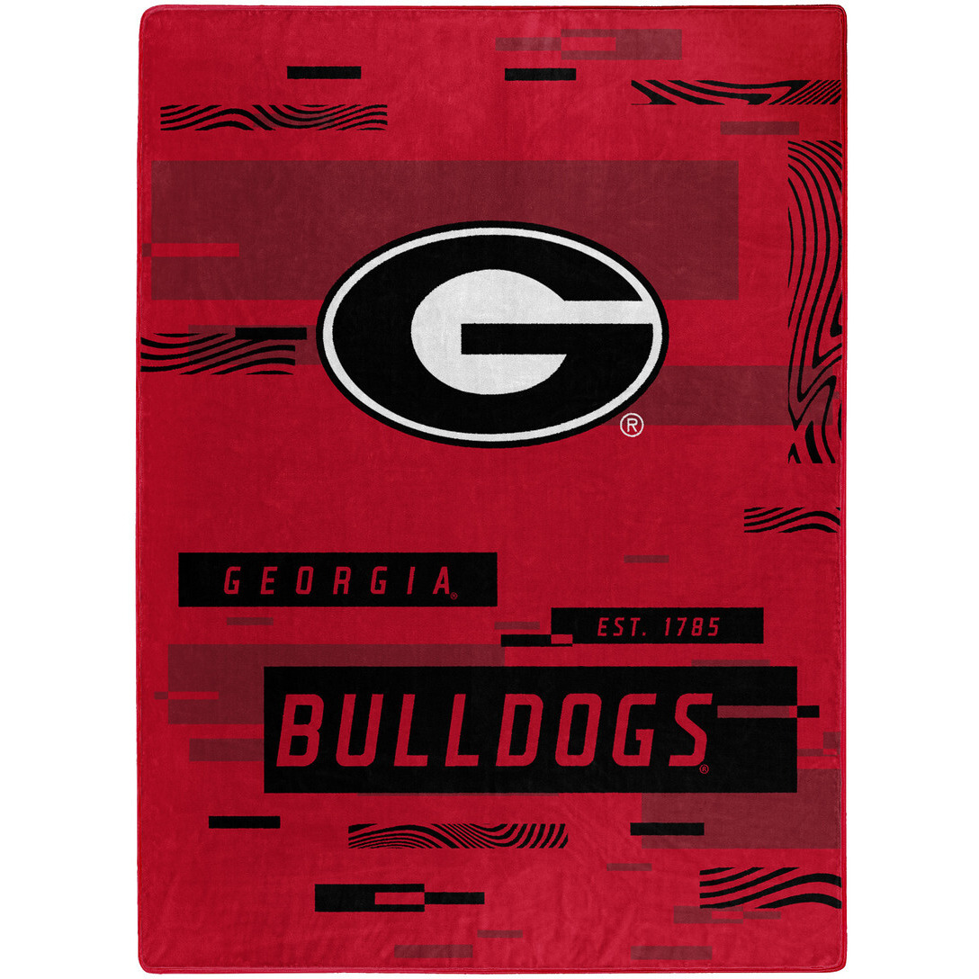 gEORgIA OFFIcIAL NcAA Digitize Raschel Throw Blanket 60 x 80(D0102H94gAY)