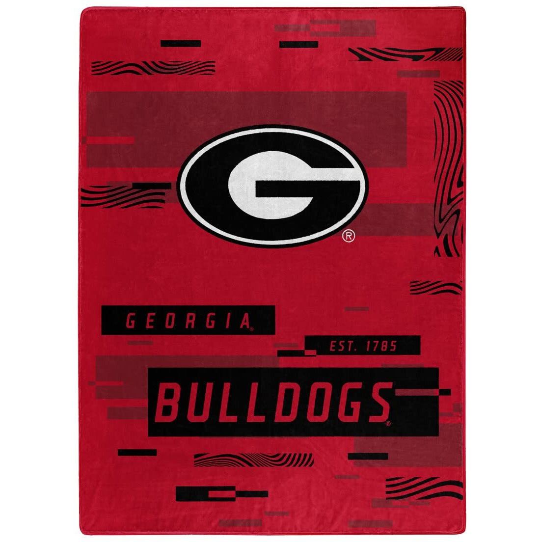gEORgIA OFFIcIAL NcAA Digitize Raschel Throw Blanket 60 x 80(D0102H94gAY)