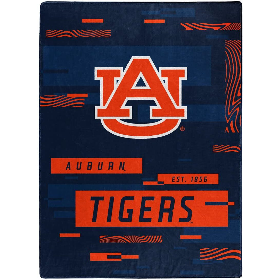 AUBURN OFFIcIAL NcAA Digitize Raschel Throw Blanket 60 x 80(D0102H94gPV)