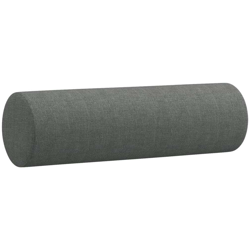 vidaXL Throw Pillows 2 pcs Dark Gray 5.9&quotx19.7" Fabric
