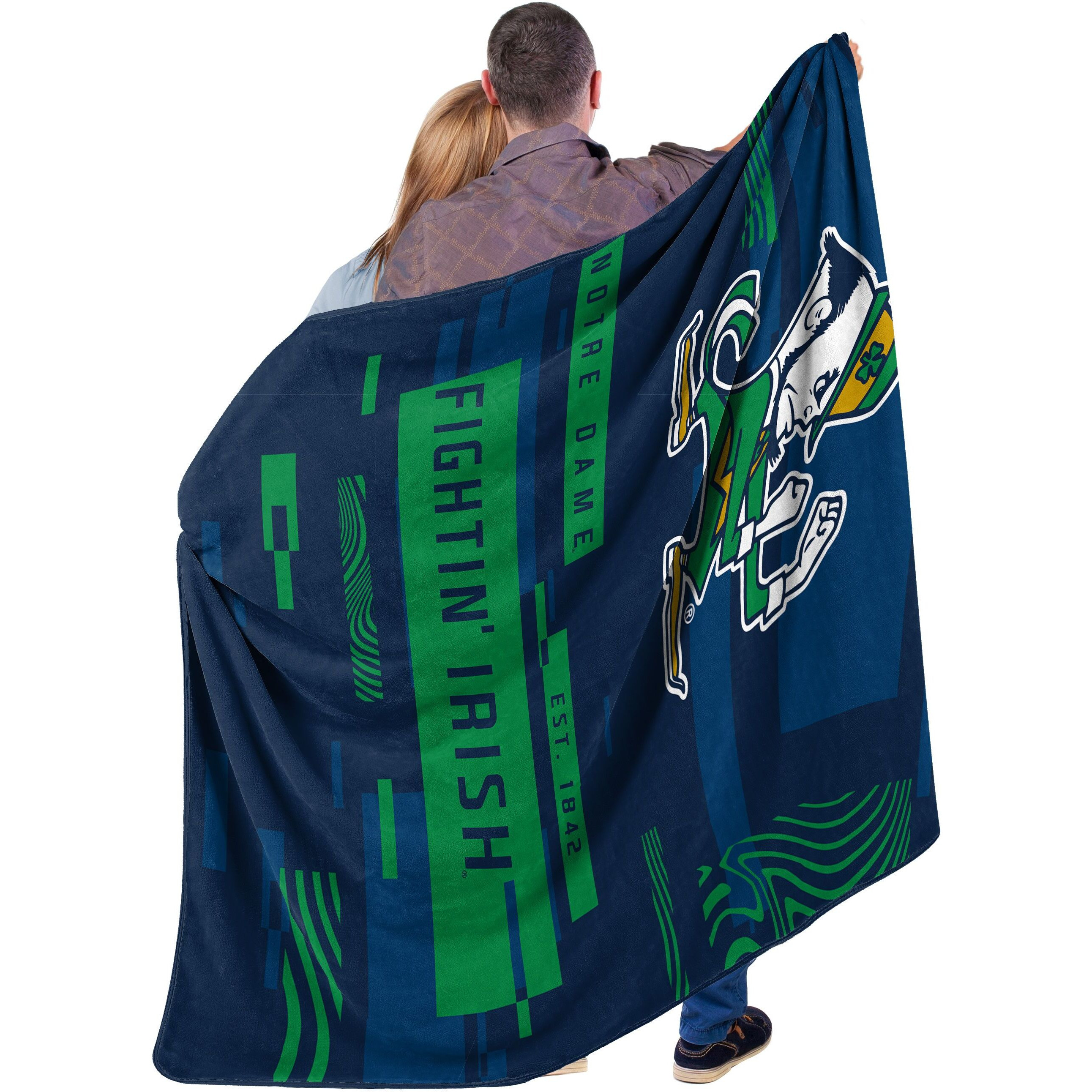NOTRE DAME OFFIcIAL NcAA Digitize Raschel Throw Blanket 60 x 80(D0102H94gYV)