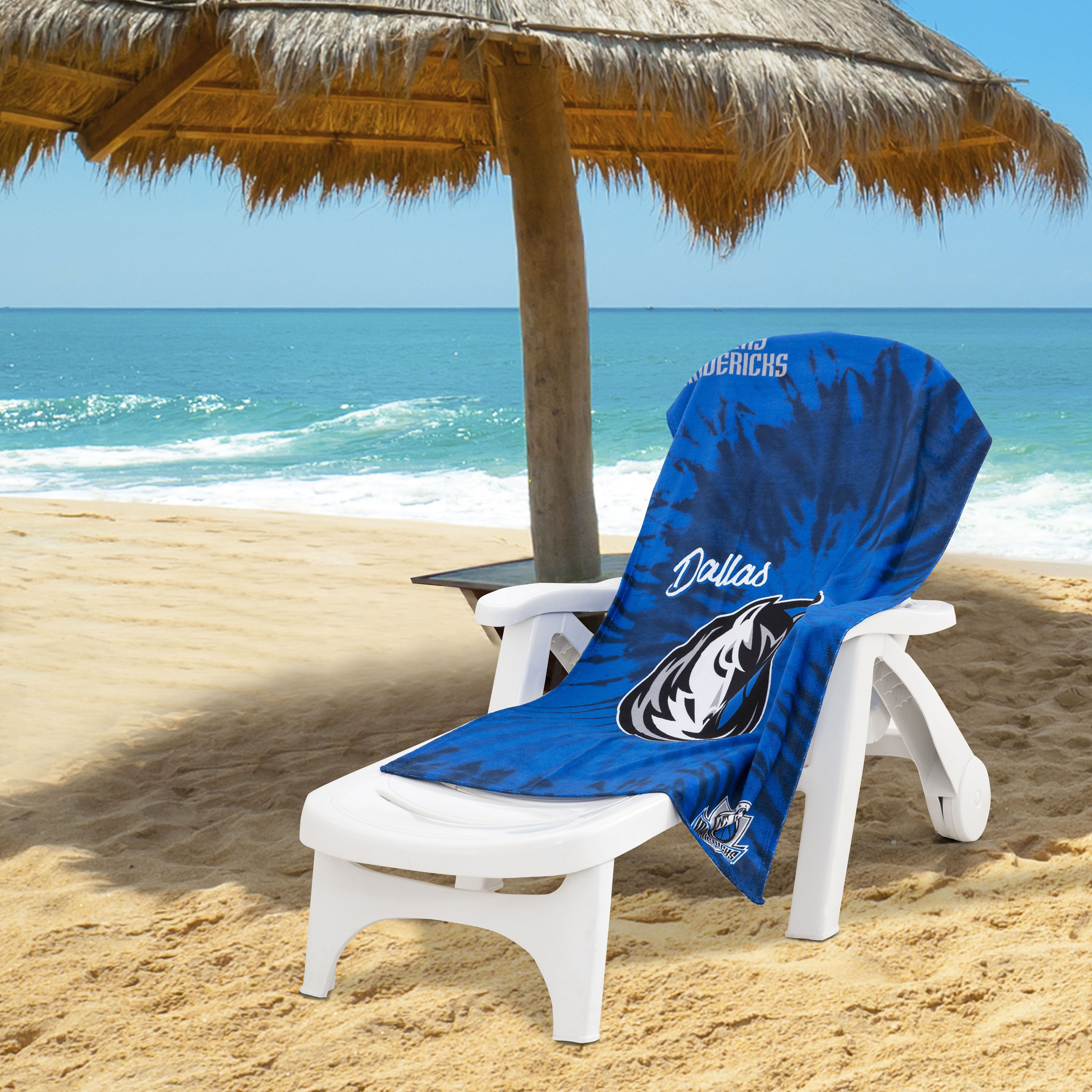 Mavericks OFFIcIAL NBA Psychedelic Beach Towel 30 x 60(D0102H94D5A)