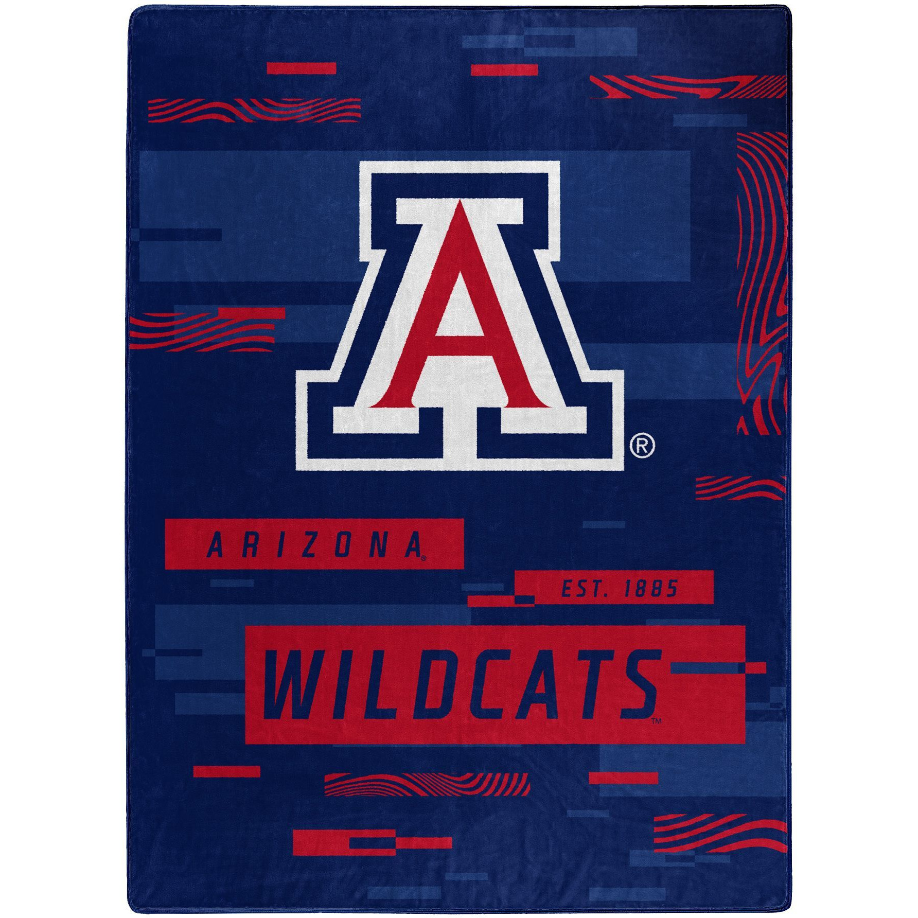 ARIZONA OFFIcIAL NcAA Digitize Raschel Throw Blanket 60 x 80(D0102H942FW)