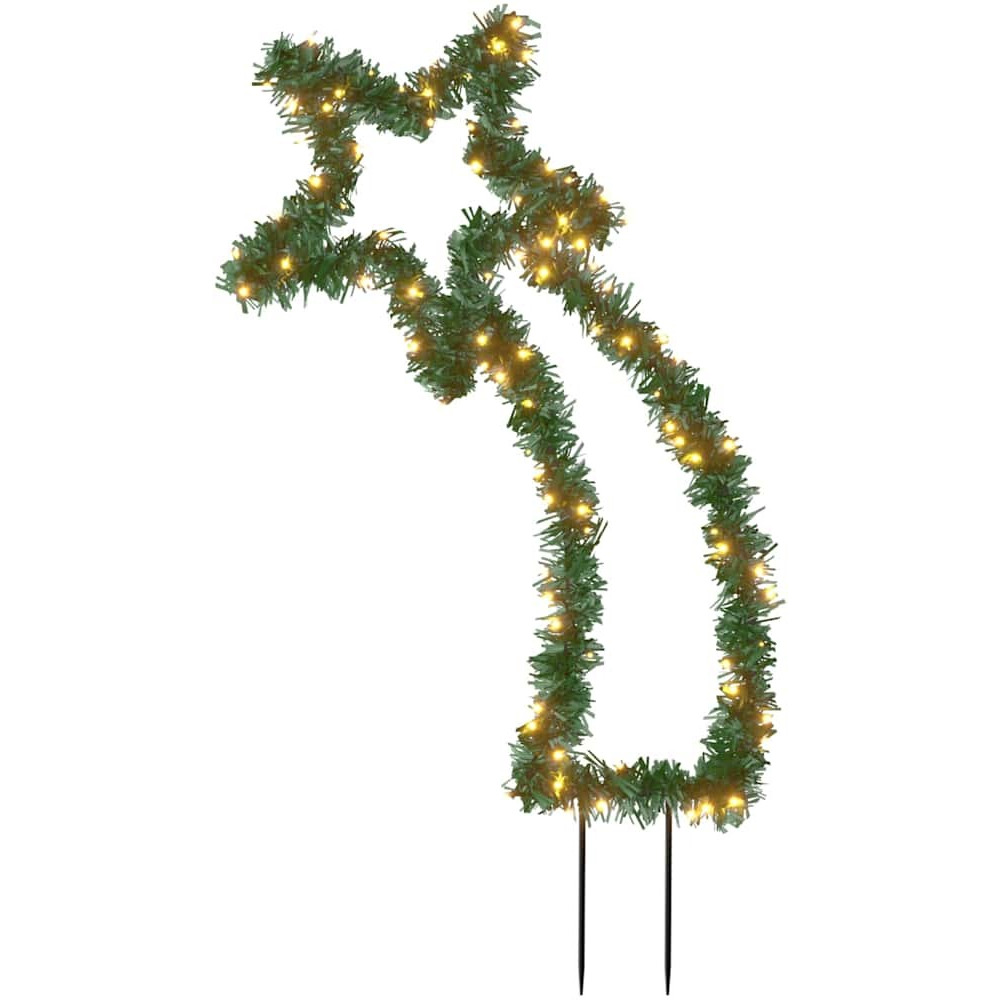 vidaXL Christmas Light Decoration with Spikes Meteor 115 LEDs 35"