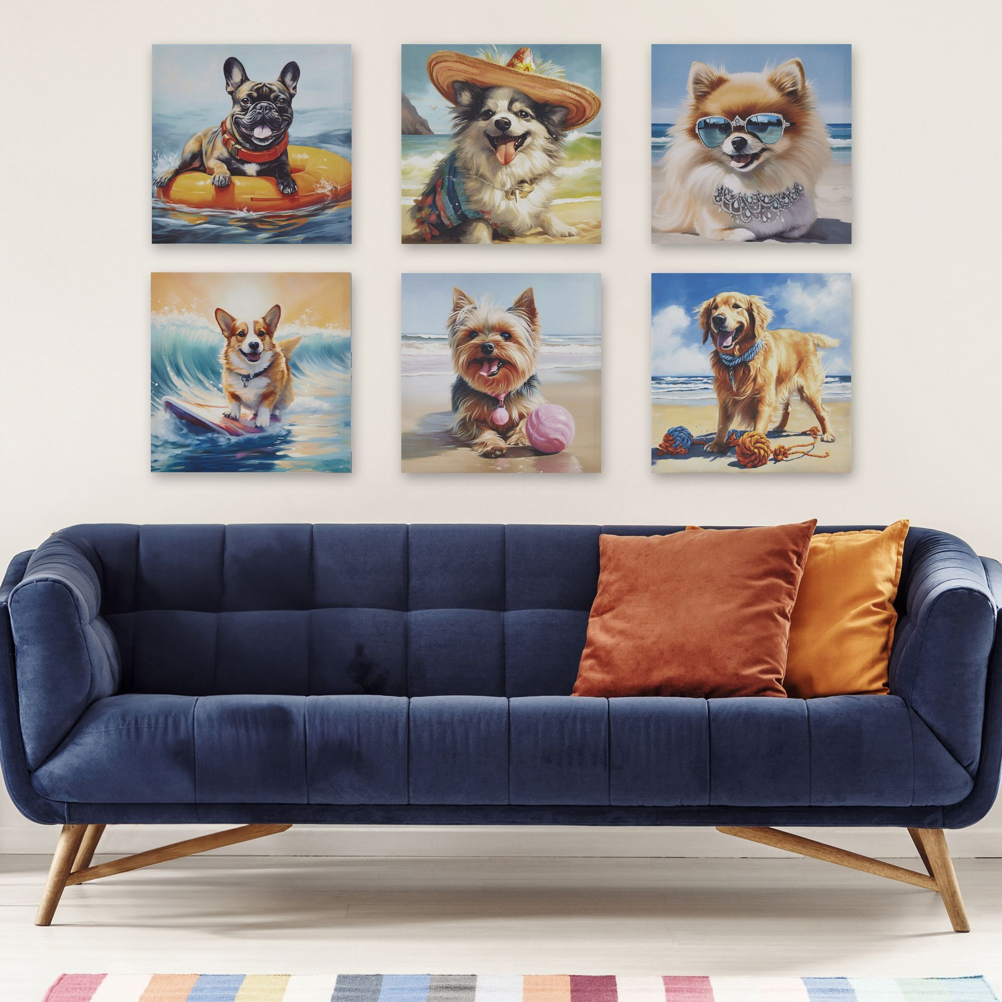 Pomeranian Canvas Wall Art