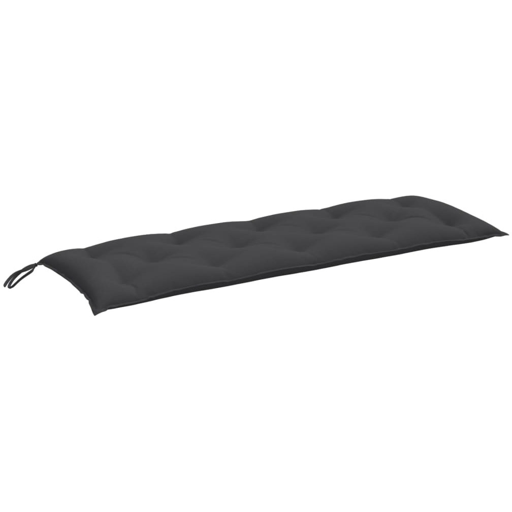 vidaXL Garden Bench Cushion Melange Anthracite 59.1x19.7x2.8 Fabric