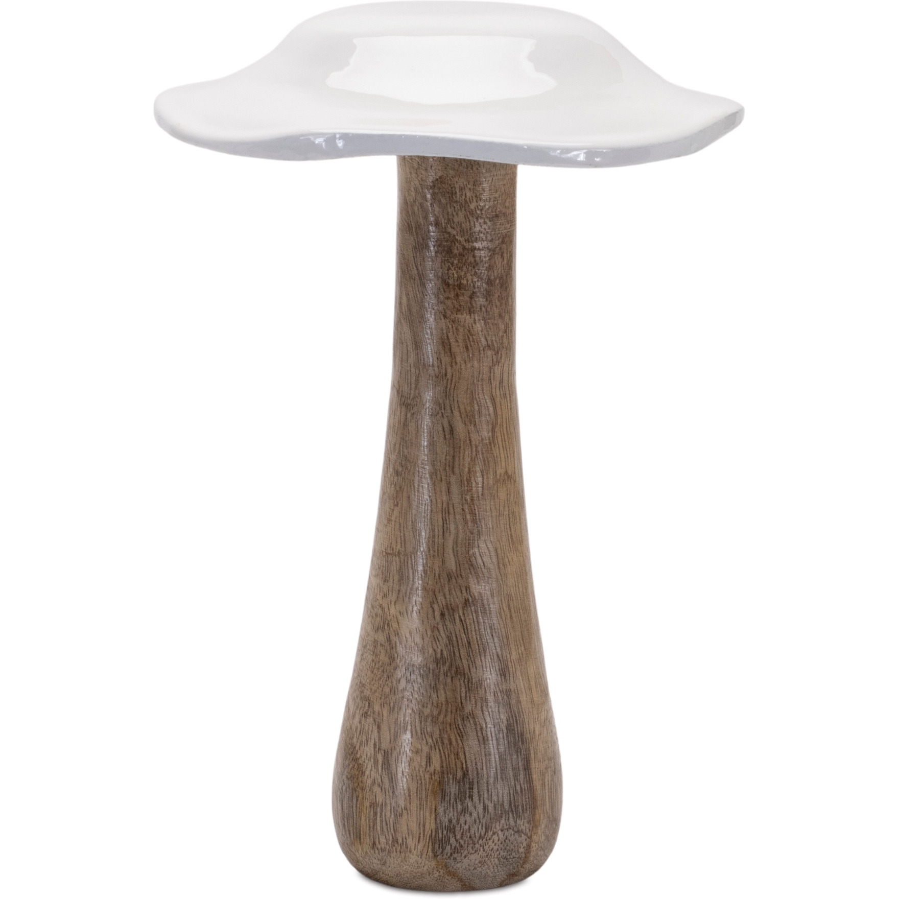 Wood Mushroom Dcor (Set of 4)