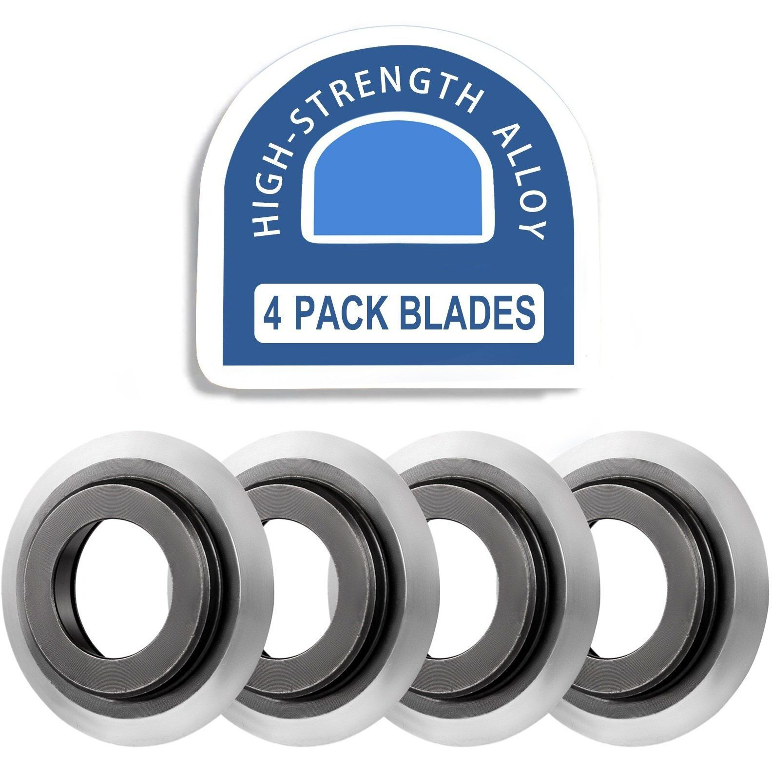 VEVOR Wire Stripper Blades 4 Pack of Replacement Blades, High-temperature Quenching and High-quality Alloy Pipe Cutter Blades, for Stripping Scrap Copper Wires, Model HXSMS-26 Wire Stripping Machines