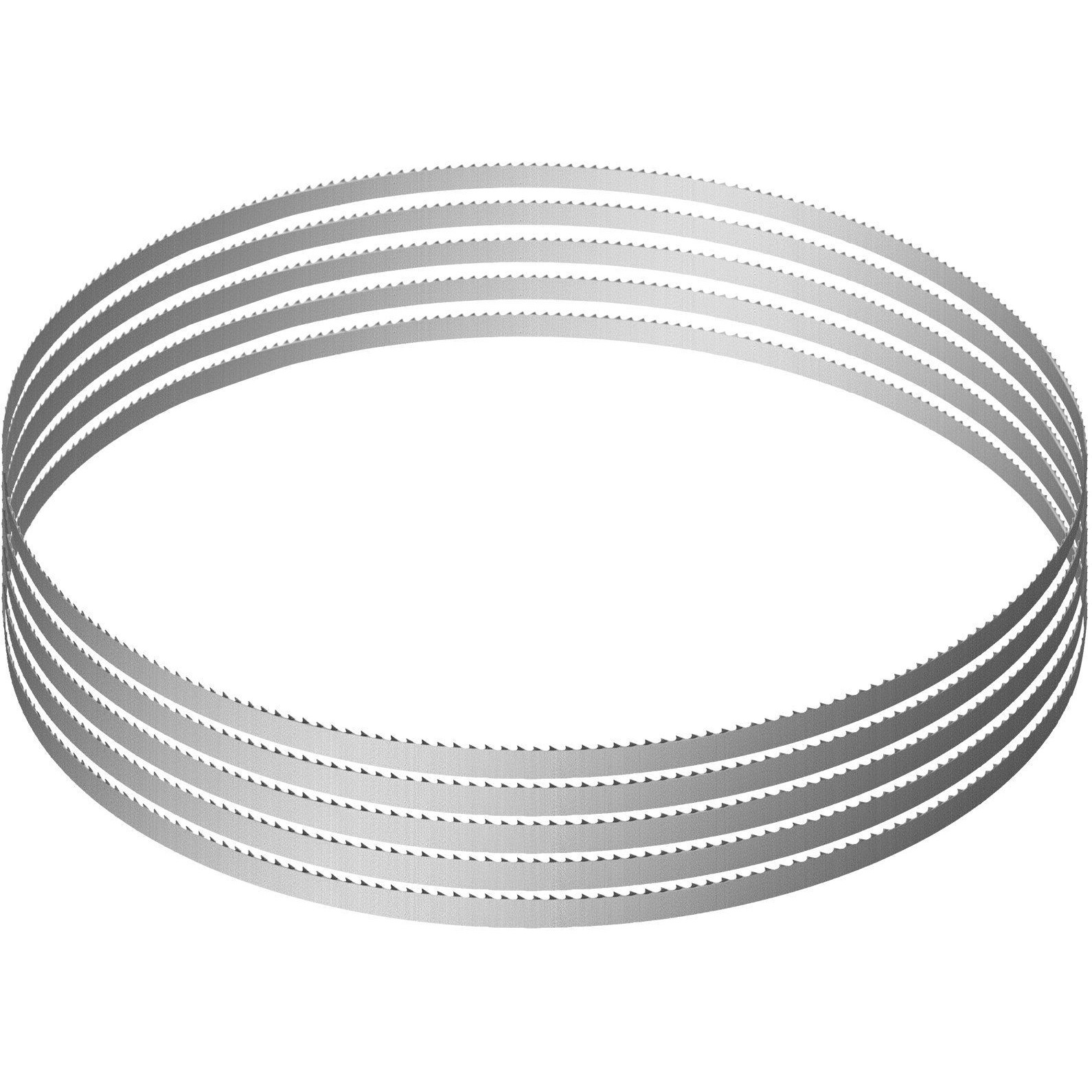 VEVOR Band Saw Blade, 65x0.63x0.02 inch, 5 PCS/Pack Meat Bandsaw Blades for Replacement, Carbon Steel Blade, Meat Cutting Blade Wrapped by Rust-Proof Paper, Fit for Commercial Bone Saw Machines