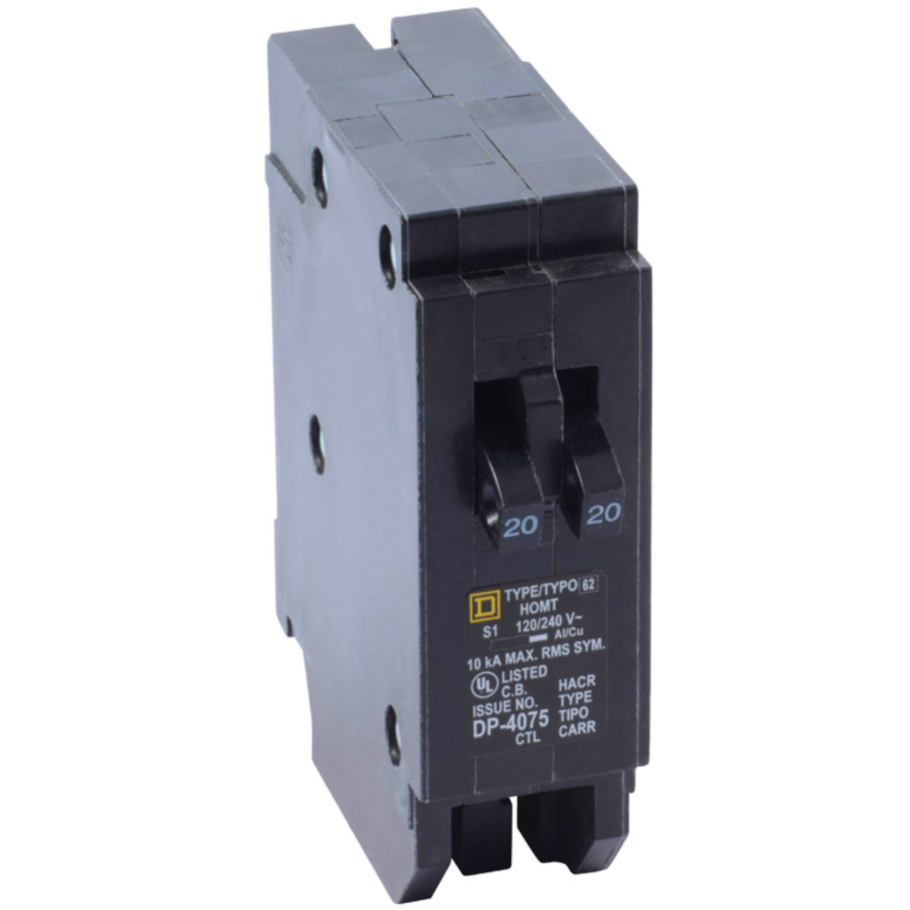 BKR SQ D HM 2-1P 20A 1"" (Pack of 1)