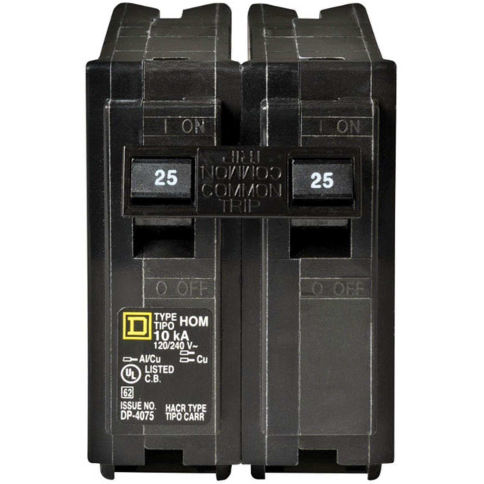 BRKR SQ D HOM 2P 25A 2"" (Pack of 1)