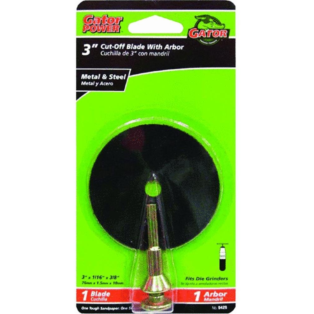 CUT-OFF BLADE W/ARBOR 3" (Pack of 1)