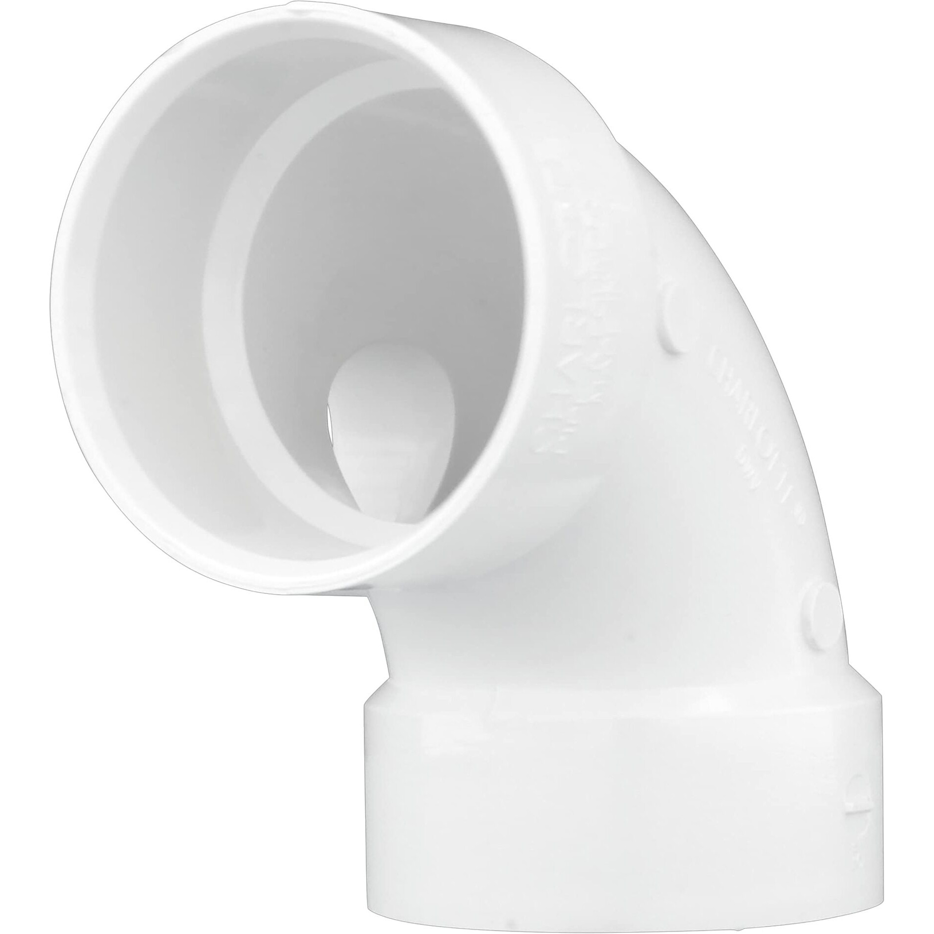 PVC 90D EBLW 3"&quotHUB (Pack of 1)
