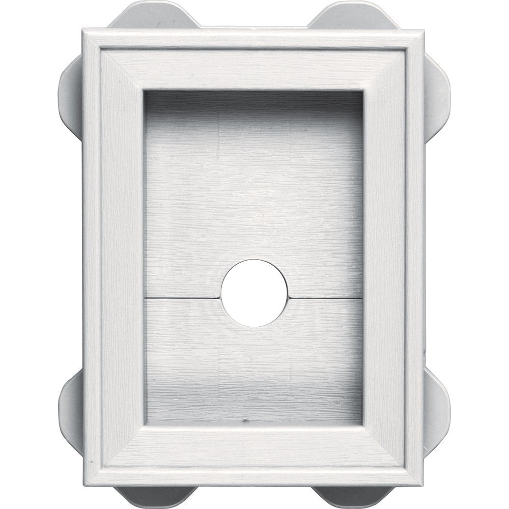 BLOCK WRAPAROUND UTIL WH (Pack of 1)