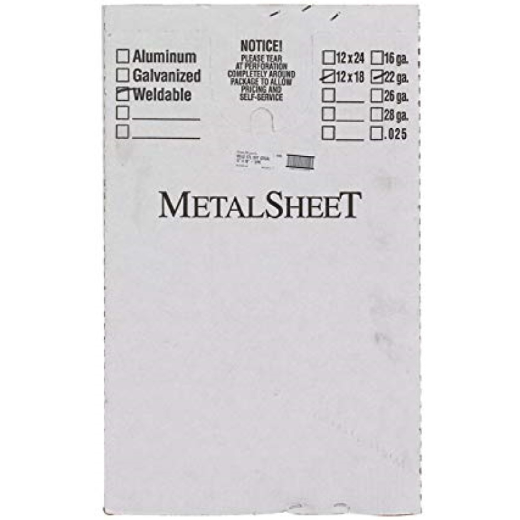 5081138 WELDABLESHEET12"&quotX18"&quotX22G Boltmaster 12 in. Uncoated Steel Weldable Sheet (Pack of 5)