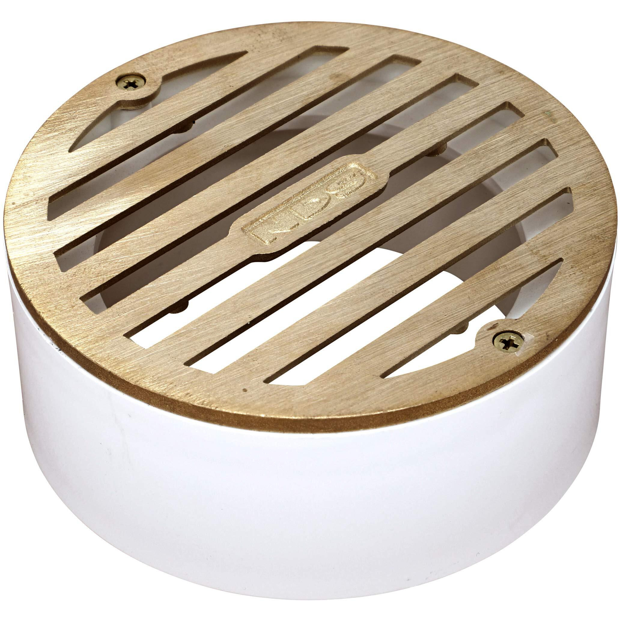 GRATE DROP-IN 4" STN BRS (Pack of 1)