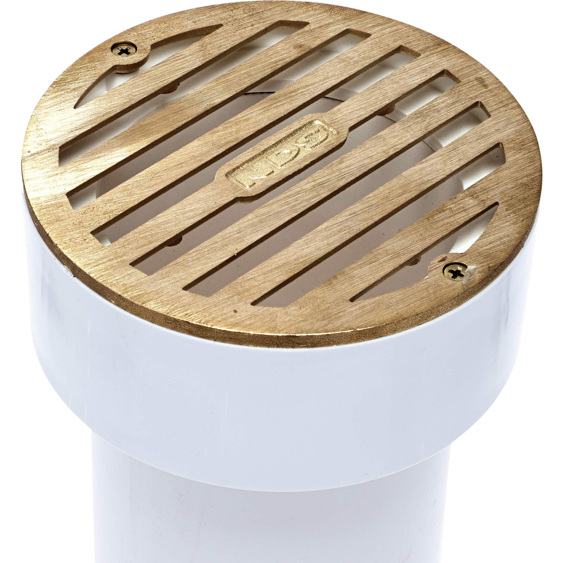 GRATE DROP-IN 4" STN BRS (Pack of 1)