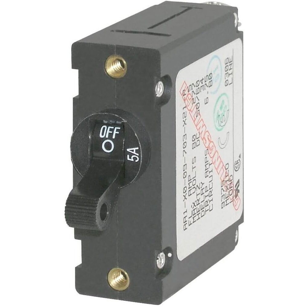CIRCUIT BREAKER AA1TOGGLE 5A BLK