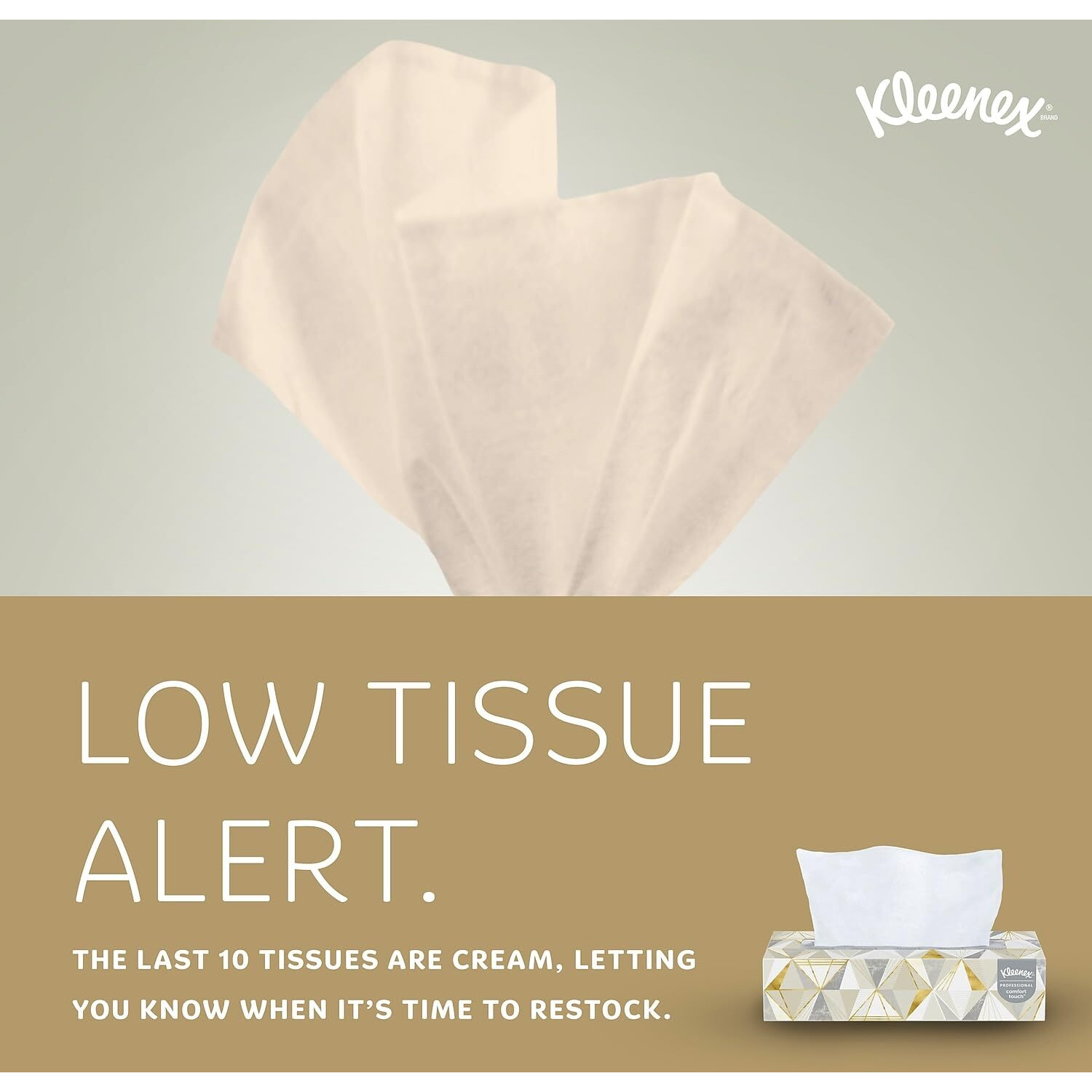 6018335 FACIAL TISSUE 125CT Kleenex Professional 125 ct Facial Tissue (Pack of 12)