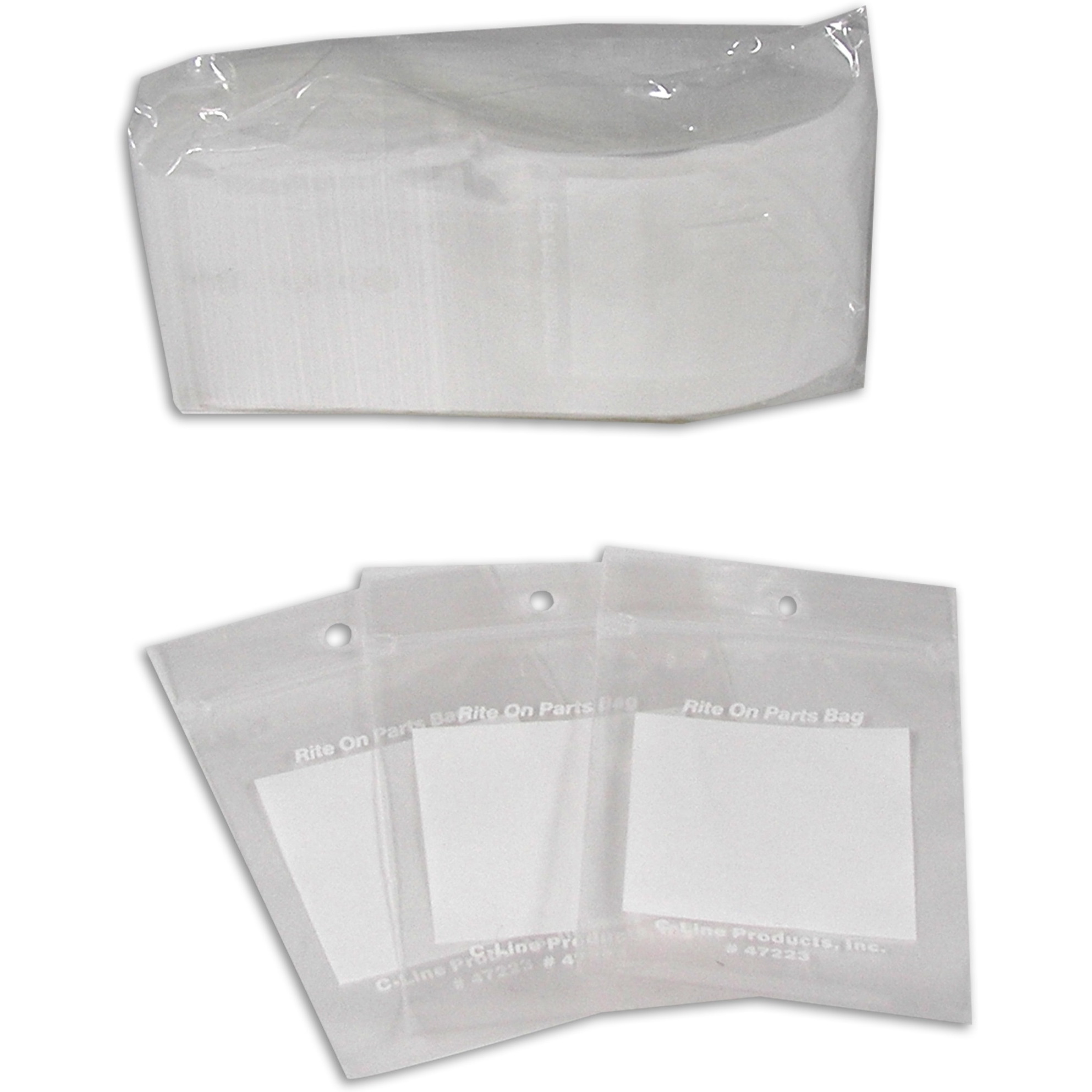 Write-On Poly Bags, 2 x 3, 1000/BX, 47223