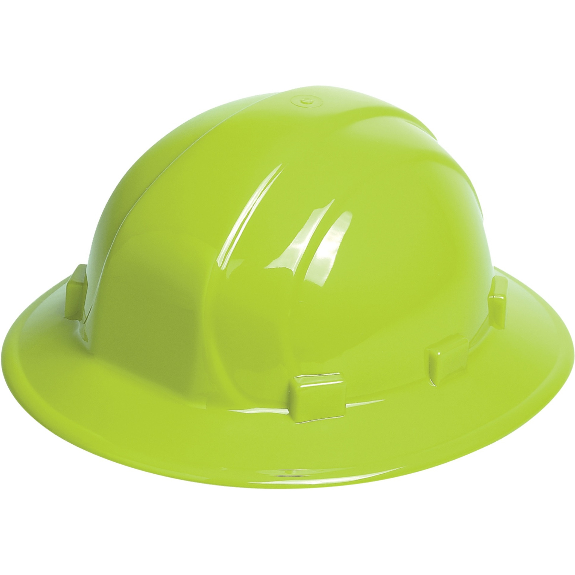 Full Brim Hi-Viz Lime Hard Hat