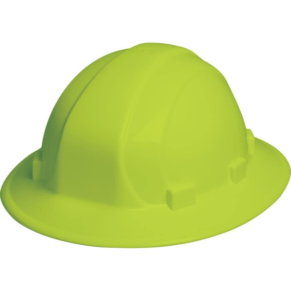 Full Brim Hi-Viz Lime Hard Hat