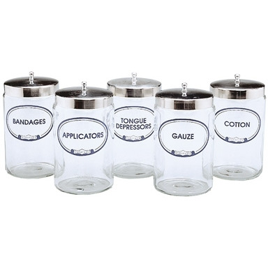 SUNDRY JAR GLS W/CVR TNG DEP GRAFCO