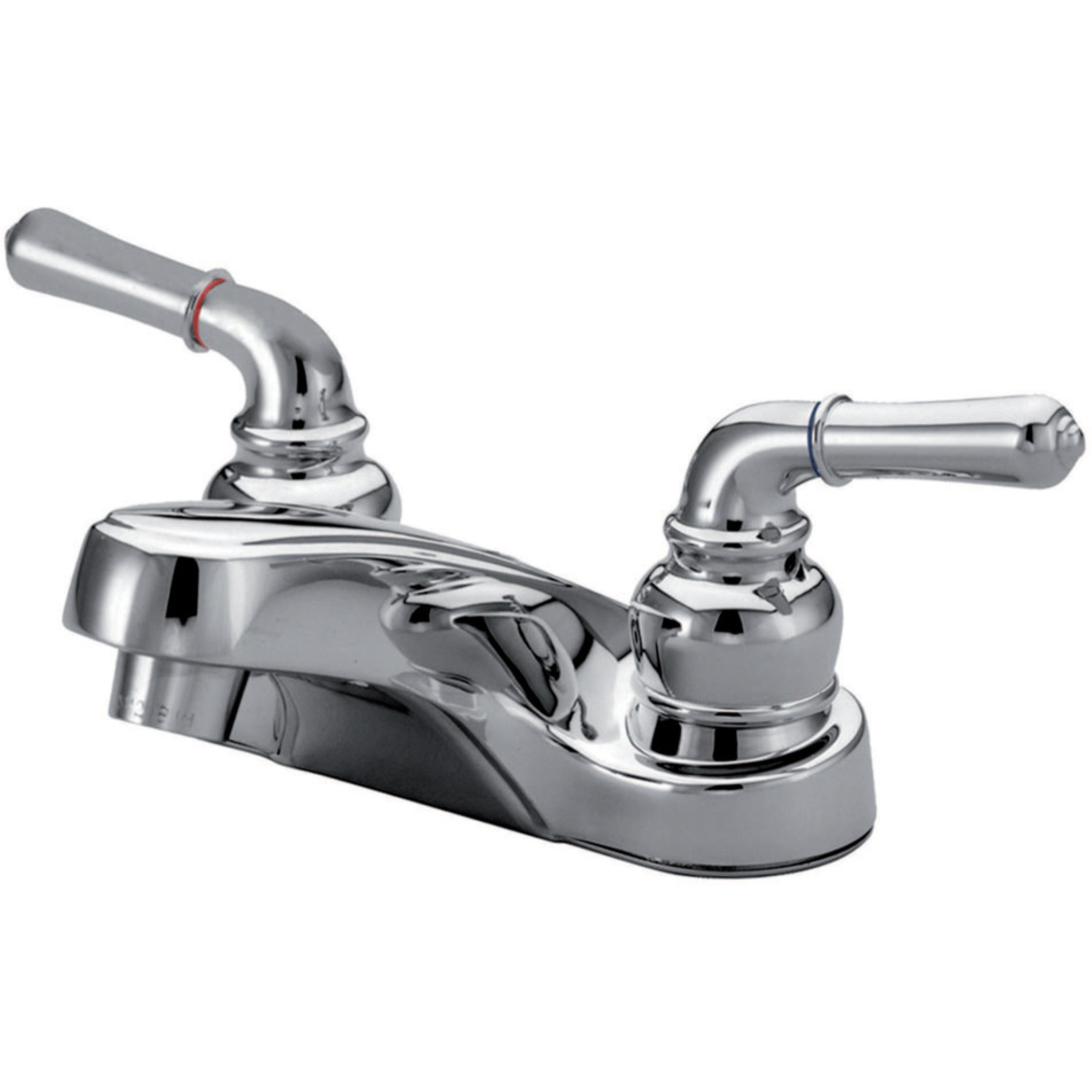 Kingston Brass KB251LP 4 in. Centerset Bathroom Faucet, Polished Chrome