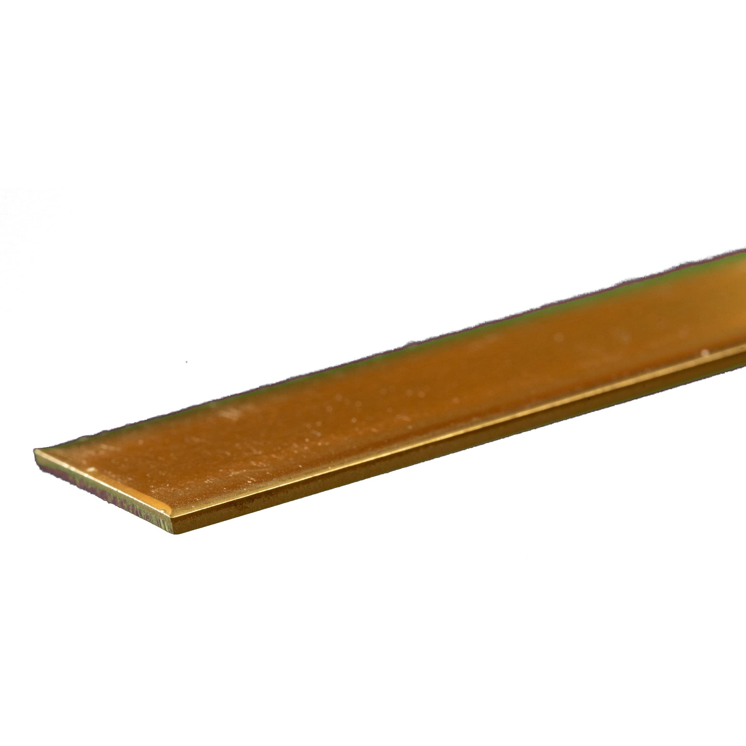 BRASS STRIP 12X.064X3/4" (Pack of 1)