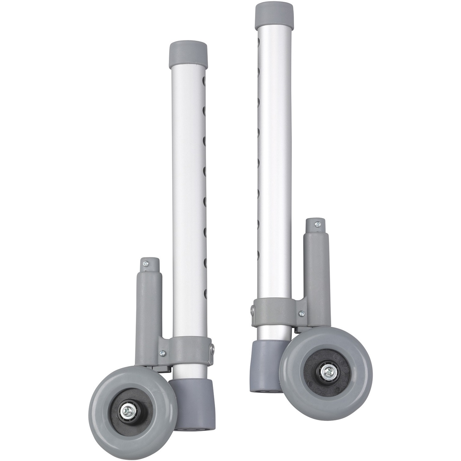 Drive Medical Rear Glide Walker Brakes with 3" Wheel Option, Gray