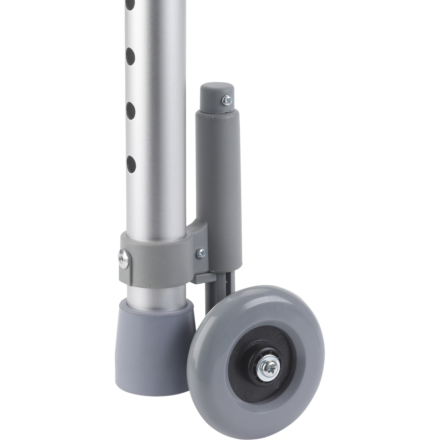 Drive Medical Rear Glide Walker Brakes with 3" Wheel Option, Gray