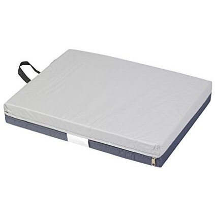 Gel &quotE" Skin Protection Wheelchair Seat Cushion, 20" x 16" x 3"