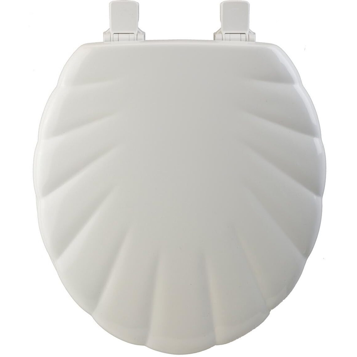 TOILET SEAT RND SHELL WH (Pack of 1)