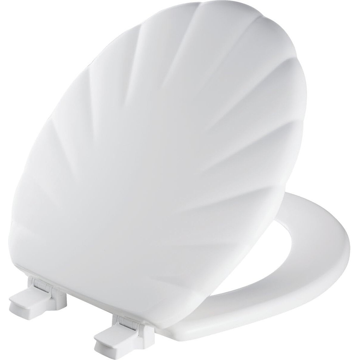 TOILET SEAT RND SHELL WH (Pack of 1)