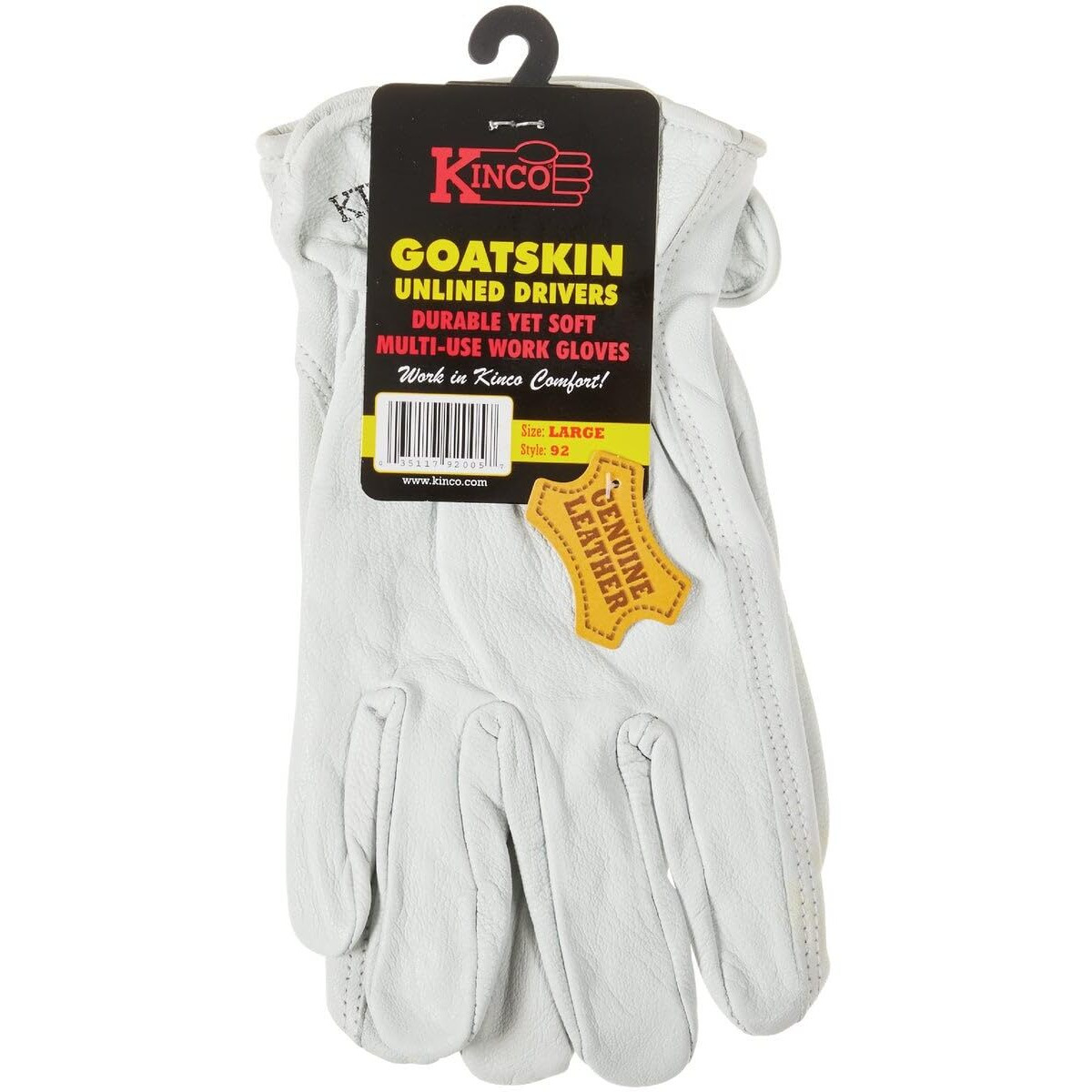 GLOVES DRVR PEARL WHT L (Pack of 1)