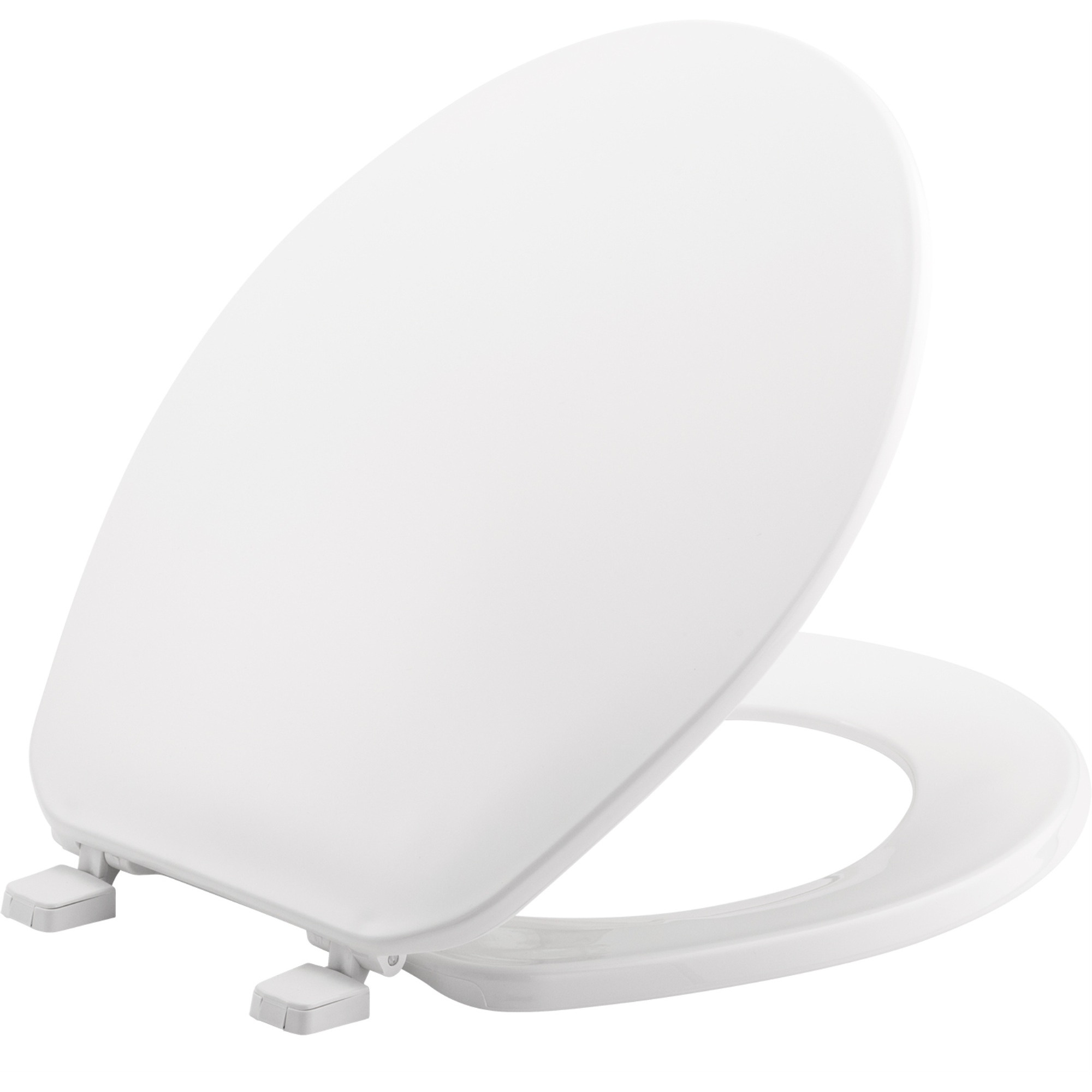 Bemis Round Plastic Toilet Seat, White