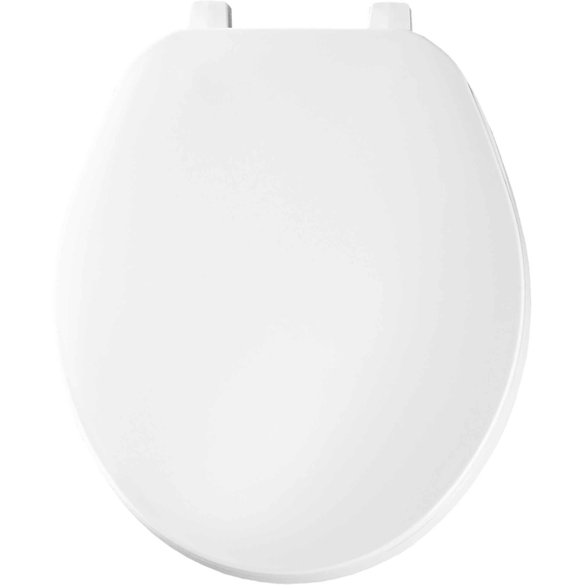Bemis Round Plastic Toilet Seat, White