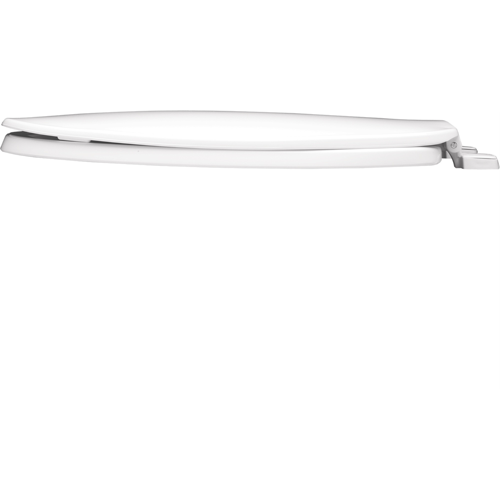 Bemis Round Plastic Toilet Seat, White