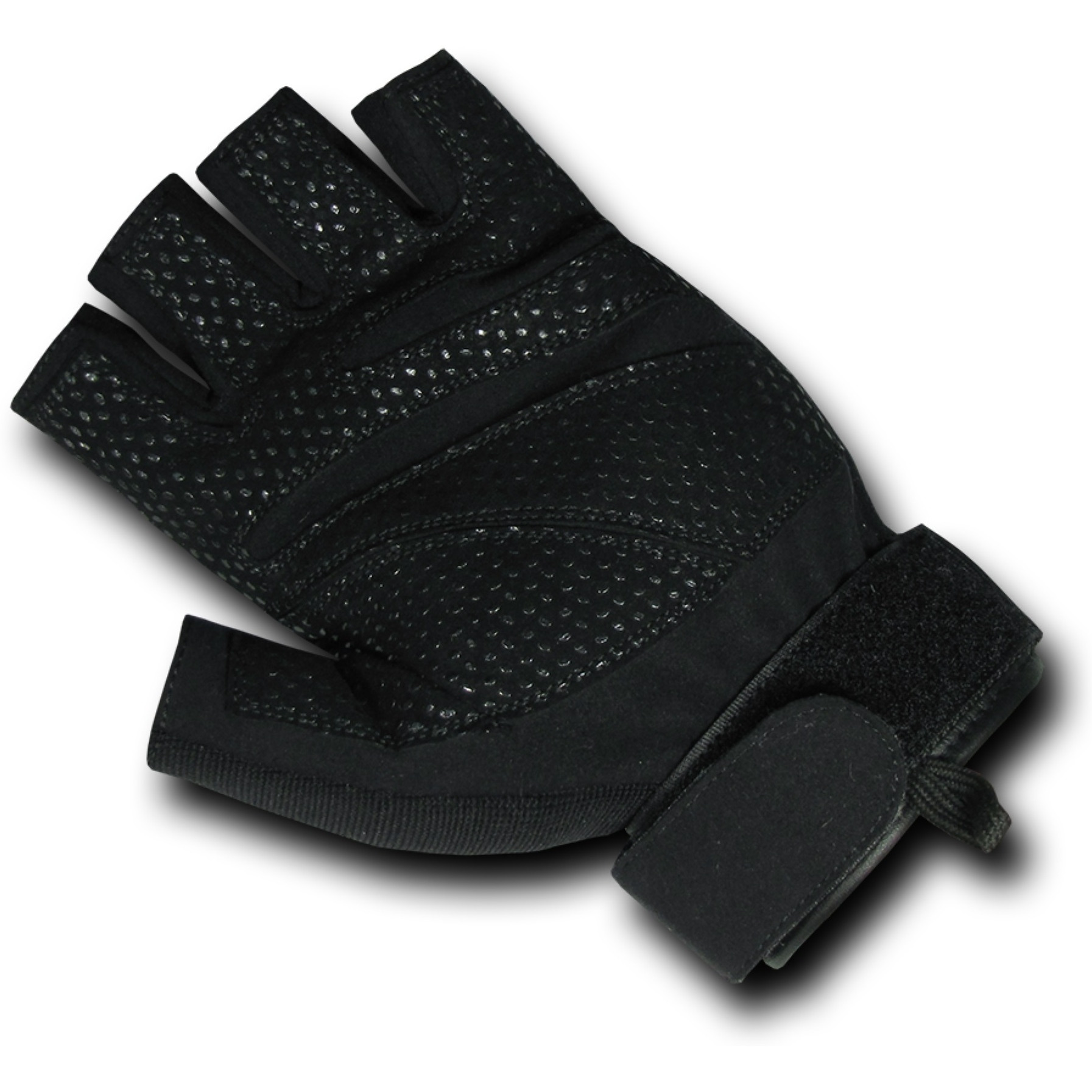 Lightweight Half Finger Glove, Black, L