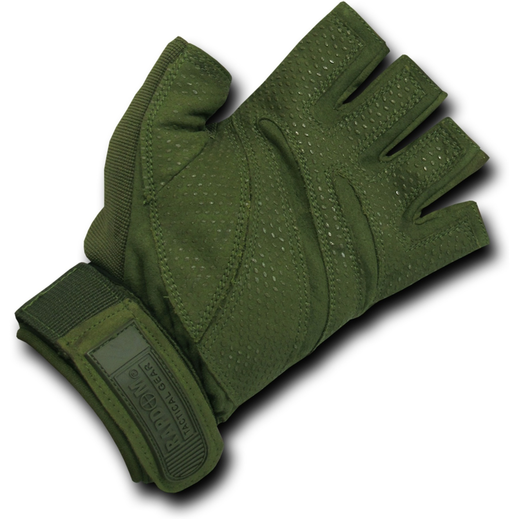 Lightweight Half Finger Glove, Olive, M