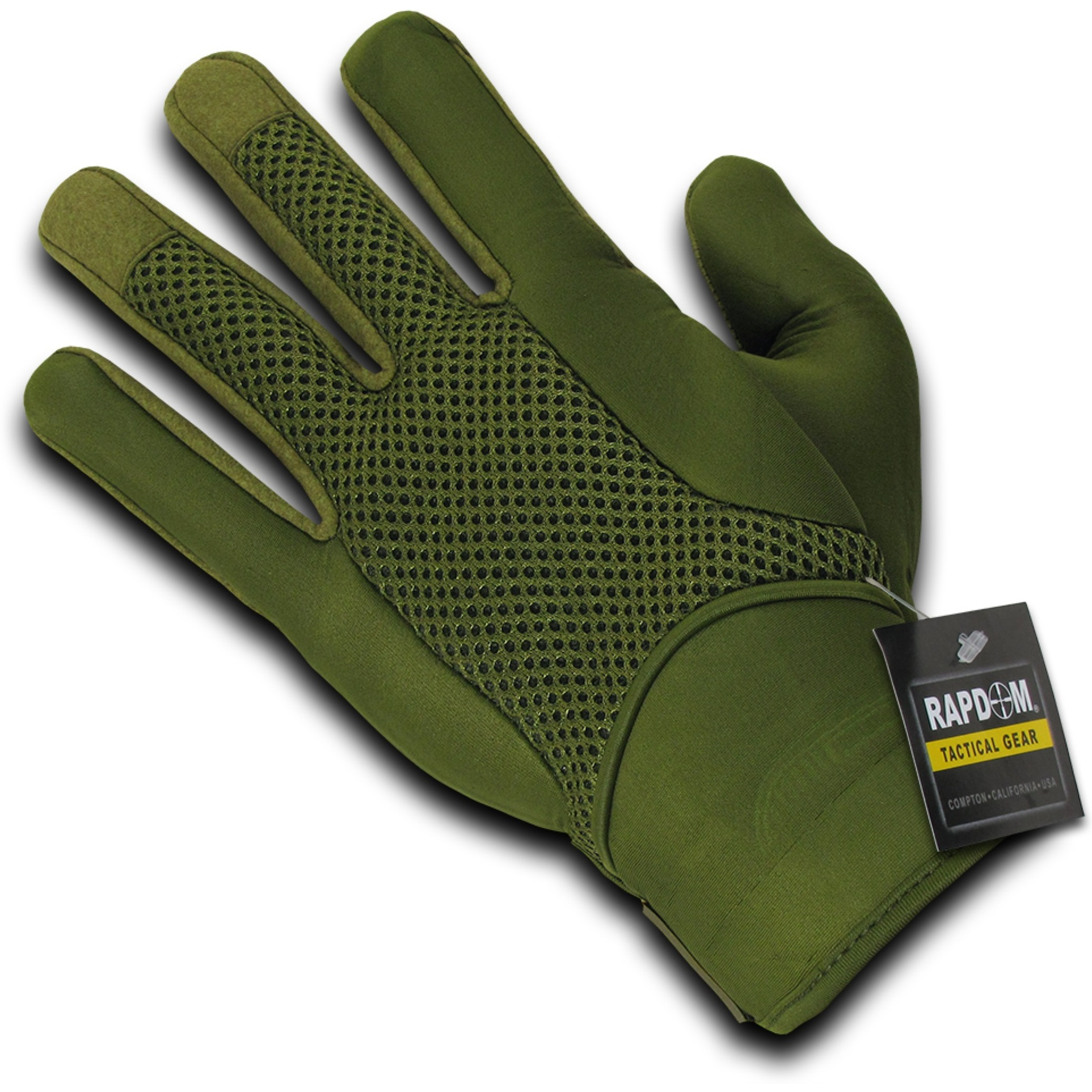 Neoprene Tactical Glove, Olive Drab, L