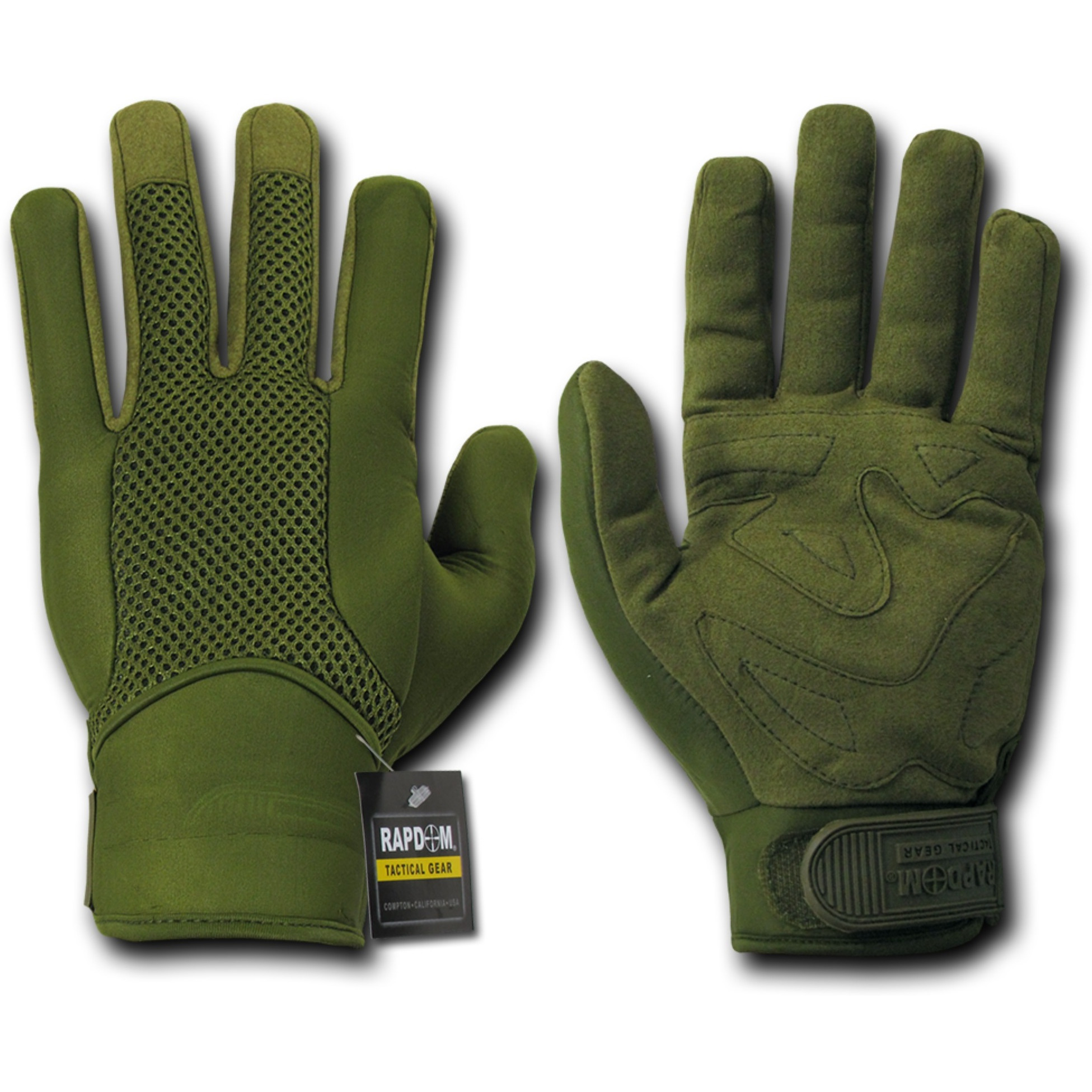 Neoprene Tactical Glove, Olive Drab, L