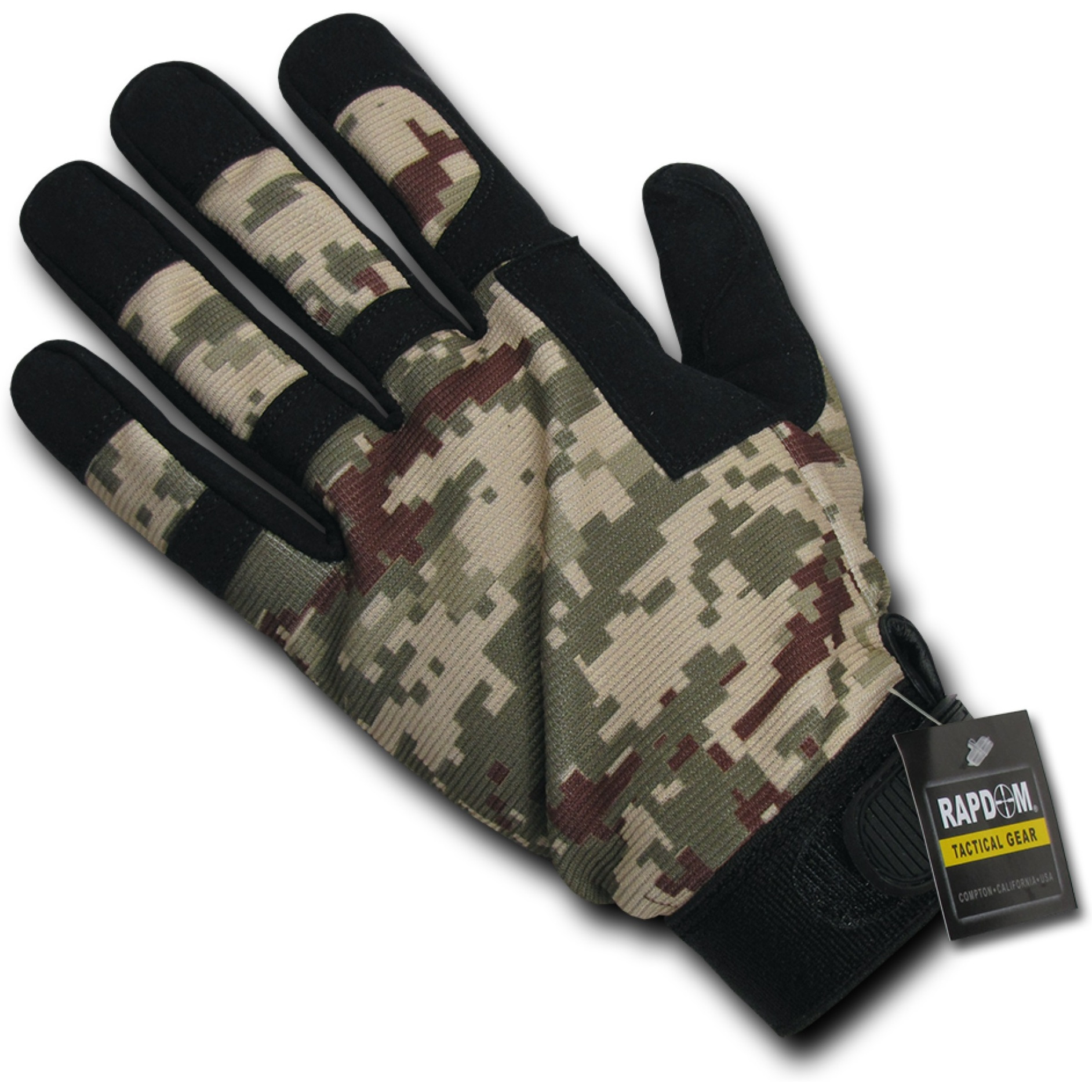 Digital Camo Tactical Glove, Desert, S