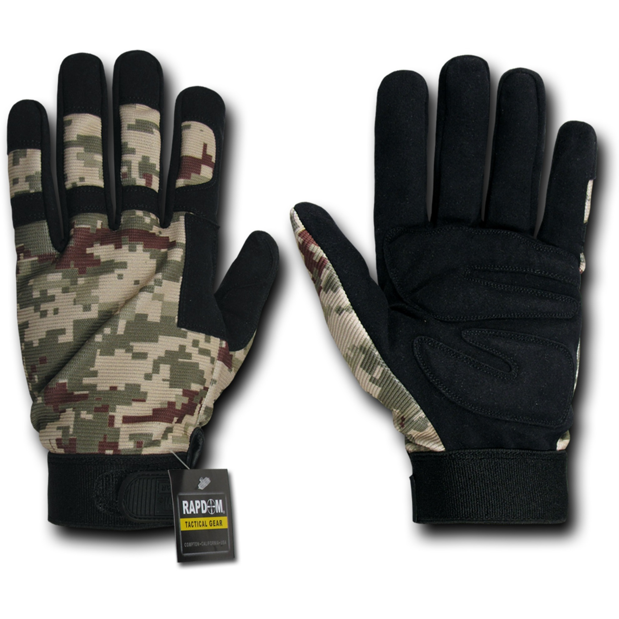 Digital Camo Tactical Glove, Desert, 2X