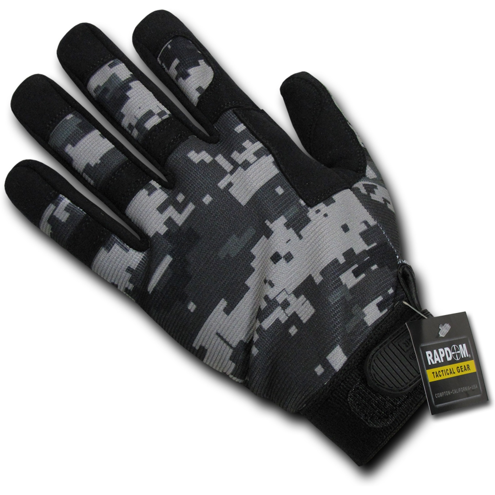 Digital Camo Tactical Glove, Urban, S